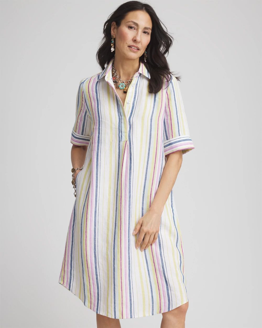 Striped Linen Shirtdress | Chico's